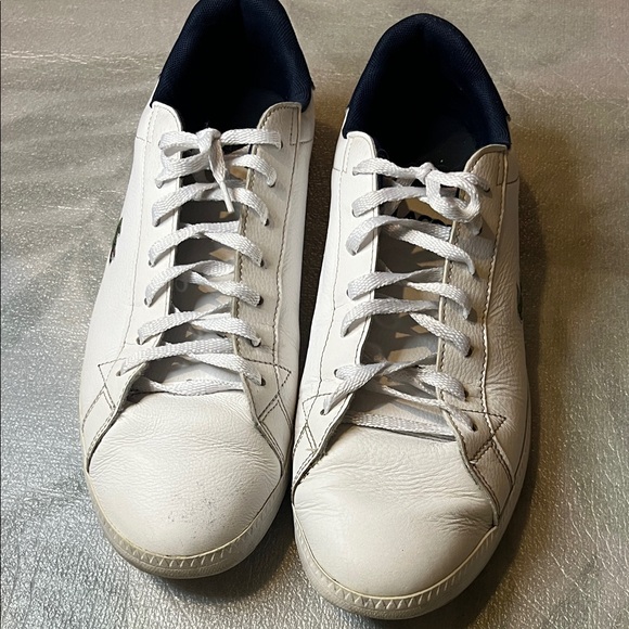 Lacoste Other - Lacoste Men's White and Dark Blue Sneakers